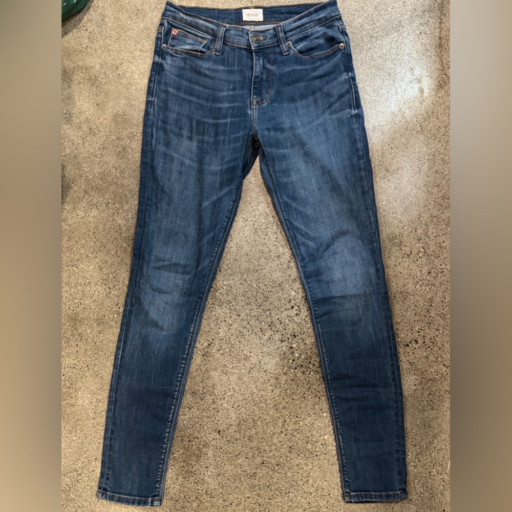 Hudson Natalie Super Skinny Jeans Blue Straight Leg Denim women’s 26